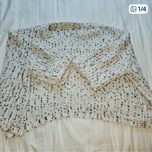POL Multicolor Speckled Knit Sweater size Large